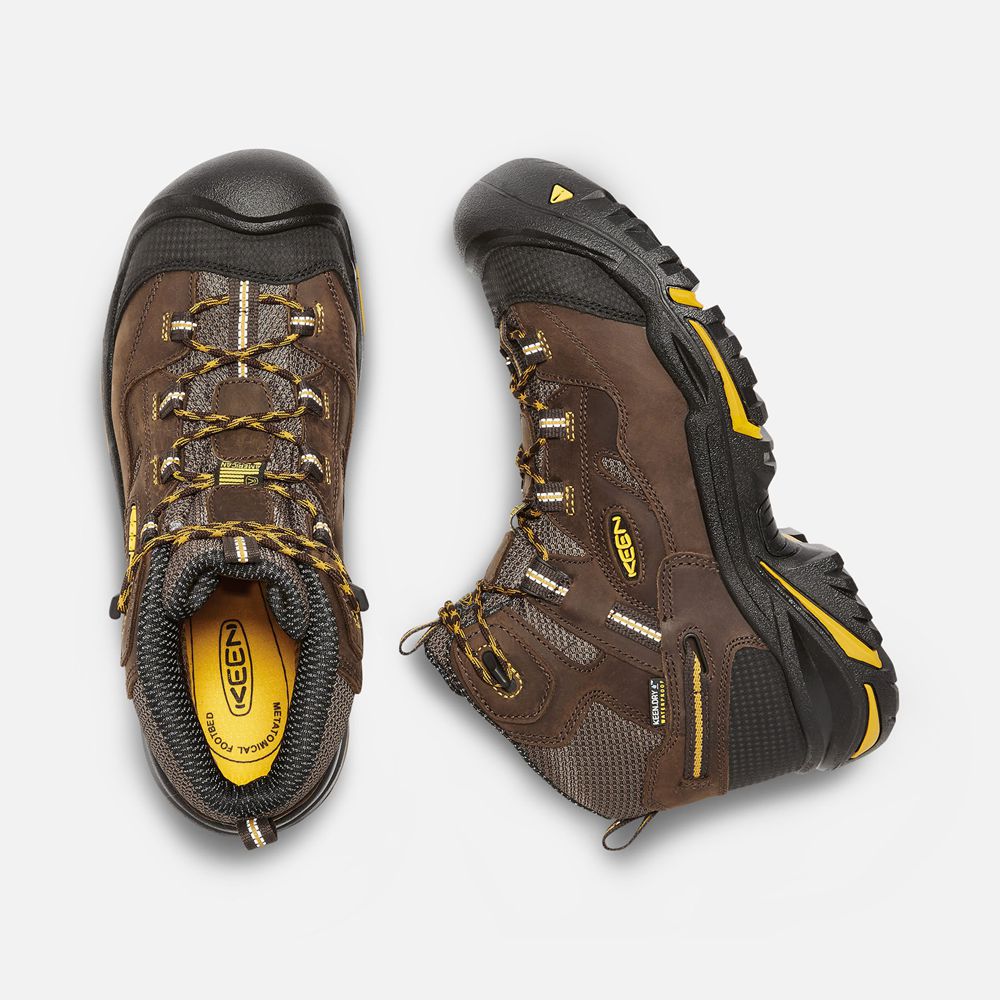 Botte de Travail Keen Homme Marron | Braddock Waterproof Mid (Steel Toe) | MAIWN-3274